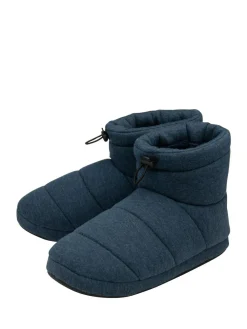 Discount Dunlop Bootie Slippers Blue