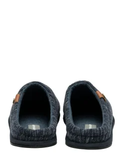 Sale Dunlop Drop In Mule Slippers Blue