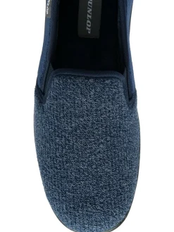 Sale Dunlop Twin Gusset Full Slippers Blue
