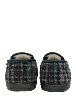 Dunlop Blue Twin Gusset Full Slippers^ Slippers|Slippers