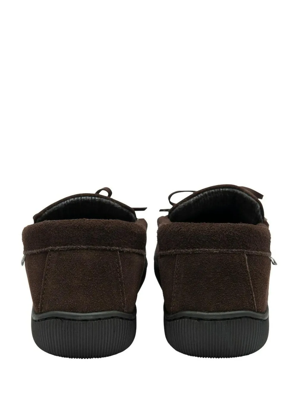 Dunlop Suede Lace-Up Moccasin Full Slippers^ Slippers|Slippers
