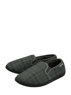 Dunlop Mens Twin Gusset Full Slippers^ Slippers|Slippers