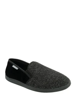 Outlet Dunlop Twin Gusset Full Slippers Grey