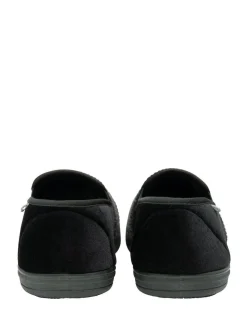 Outlet Dunlop Twin Gusset Full Slippers Grey