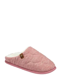 Dunlop Ladies Closed Toe Quilted Mule Slippers^Women Slippers