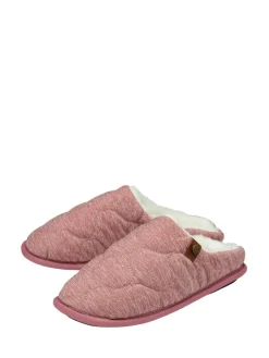 Dunlop Ladies Closed Toe Quilted Mule Slippers^Women Slippers