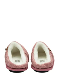 Dunlop Ladies Closed Toe Quilted Mule Slippers^Women Slippers
