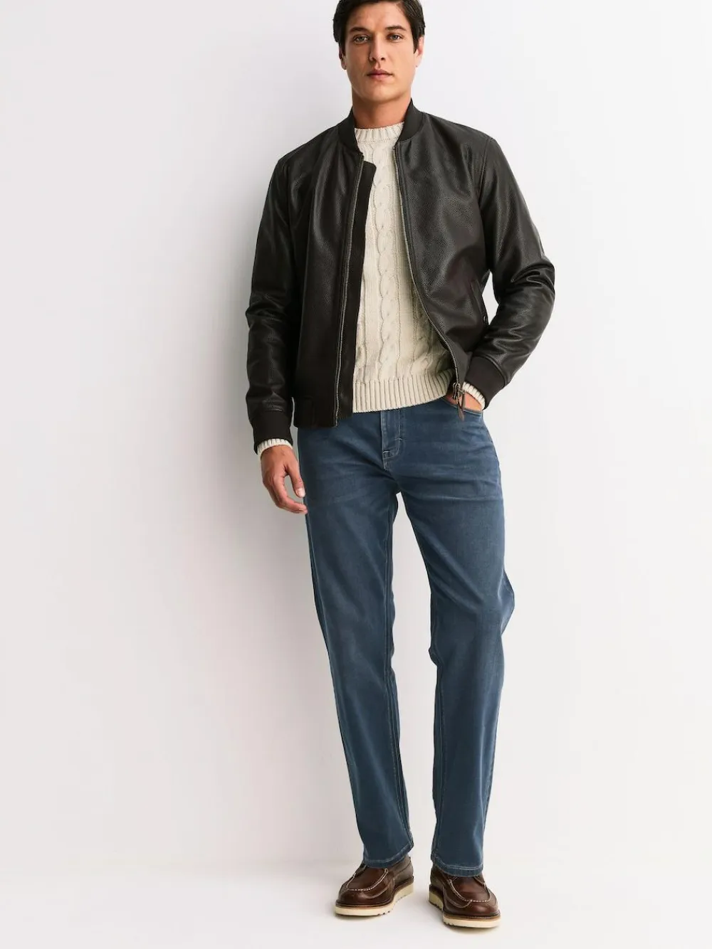 Next Dusky Blue Regular Tapered Fit Motionflex Jeans^ Jeans|Jeans