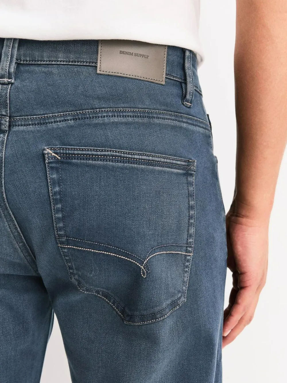 Next Dusky Blue Regular Tapered Fit Motionflex Jeans^ Jeans|Jeans