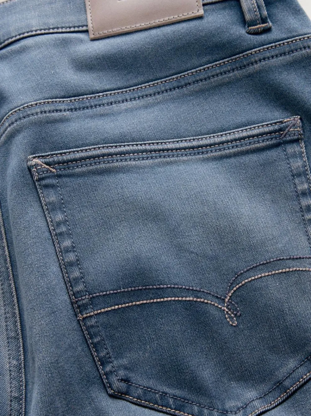 Next Dusky Blue Regular Tapered Fit Motionflex Jeans^ Jeans|Jeans