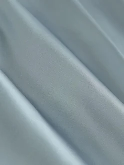 Clearance Next Dusky Blue Satin Cowl Neck Wedding Guest Bridesmaid Maxi Dress