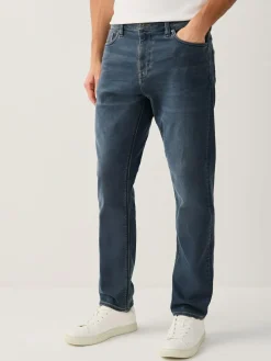 Next Dusky Blue Slim Fit Motionflex Jeans^ Jeans|Jeans