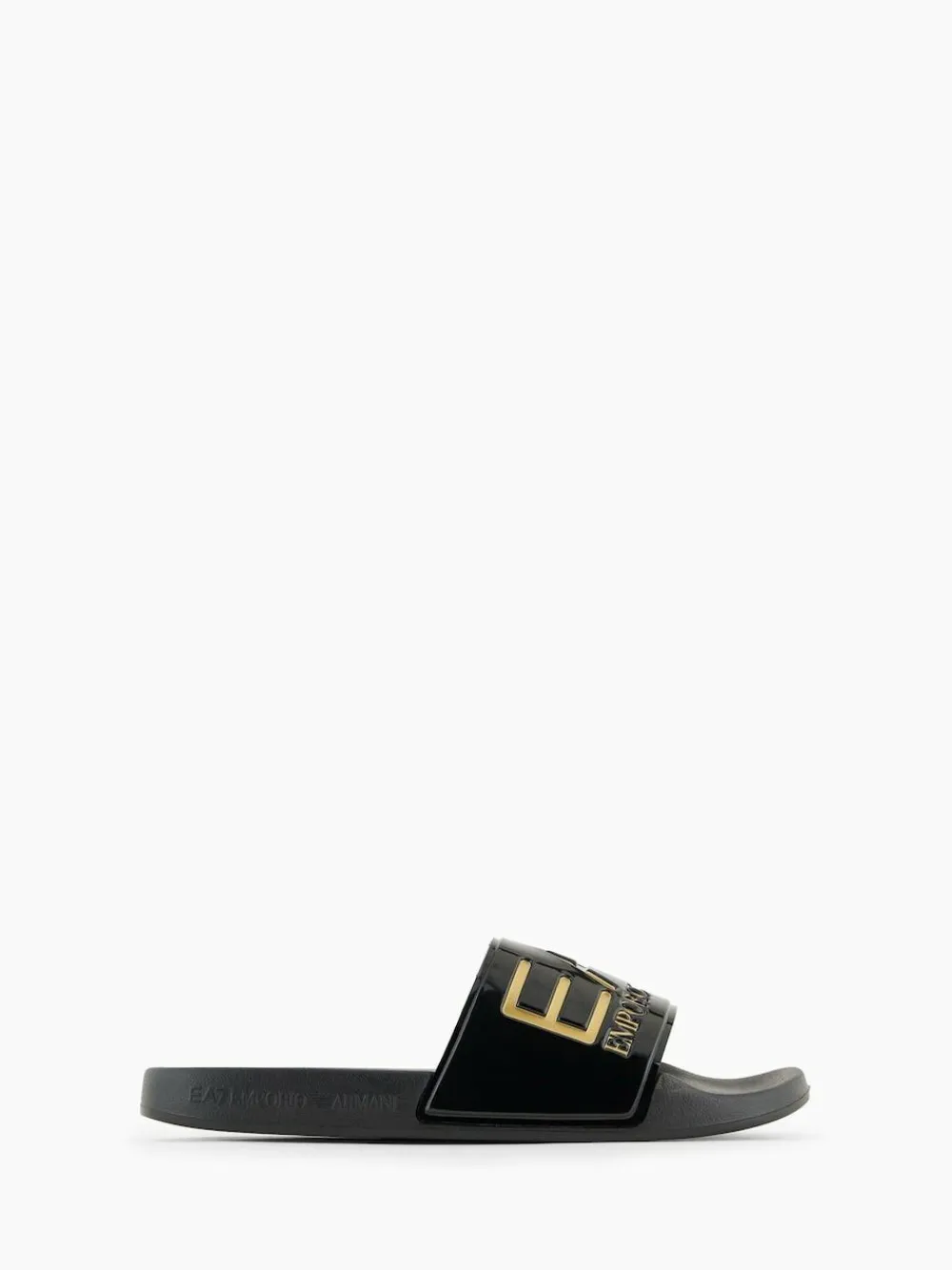 EA7 Beachwear Black Sliders^ Slippers|Slippers