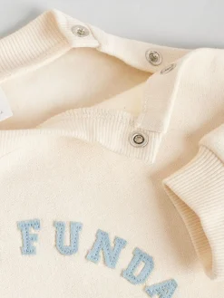 Next Ecru Baby Sweatshirt and Trousers Set 2 Piece (0mths-2yrs)^ Sweatshirts & Hoodies