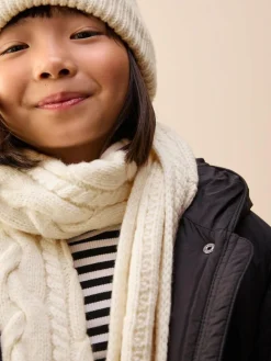Next Cable Beanie Scarf and Gloves Set (3-16yrs)^ Hats, Gloves & Scarves