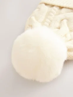 Next Cable Beanie Scarf and Gloves Set (3-16yrs)^ Hats, Gloves & Scarves