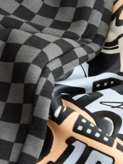 Discount Next Crew Neck Sweatshirt and Jogger Set (3mths-7yrs) (3mths-7yrs) Ecru Car