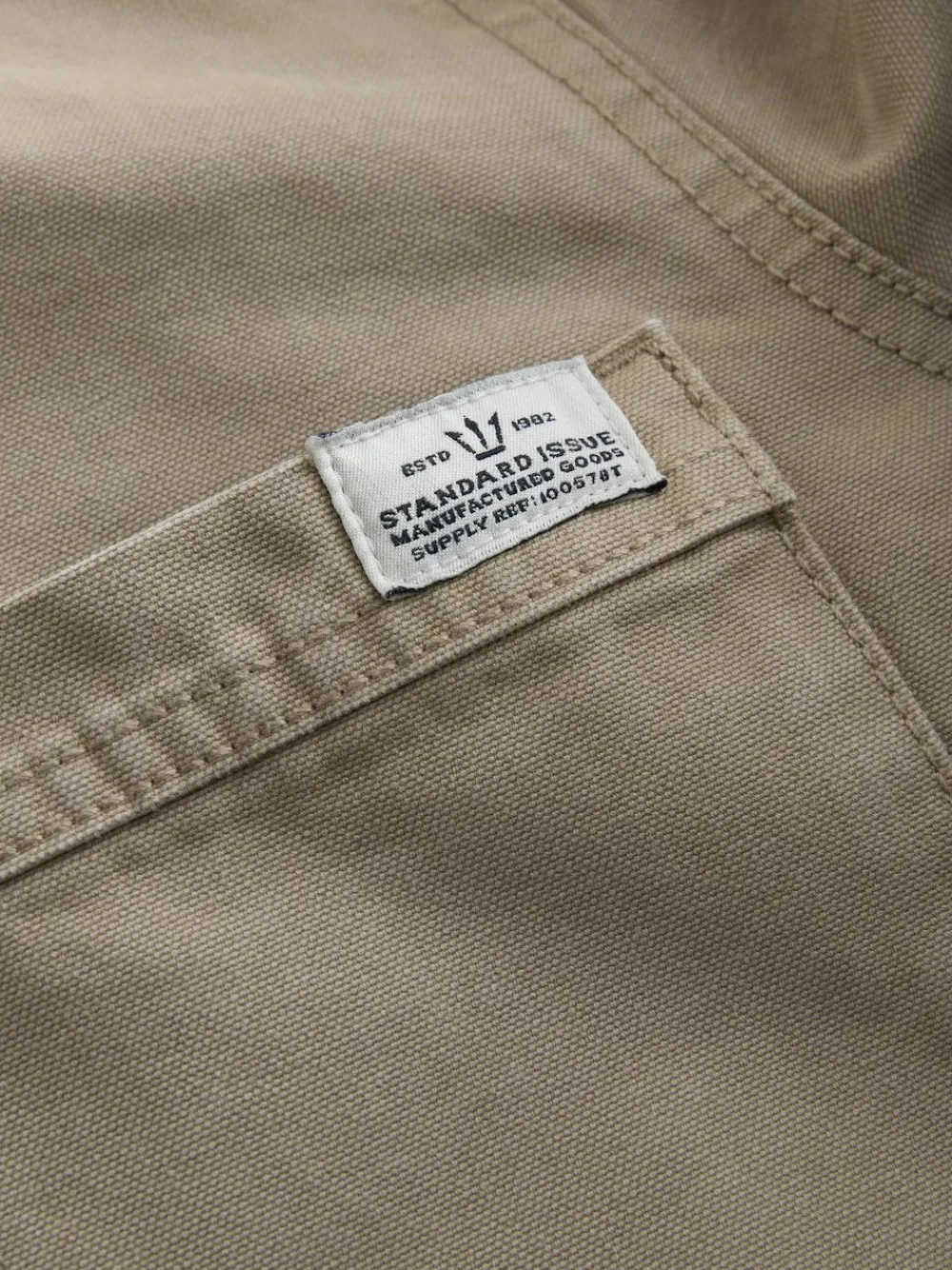 Best Next Corduroy Collar Canvas Shacket Overshirt Ecru