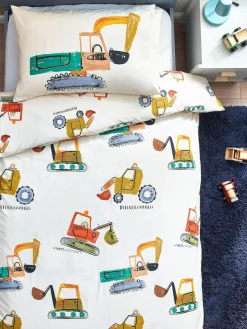 Clearance Next Ecru Diggers Duvet Cover and Pillowcase Set