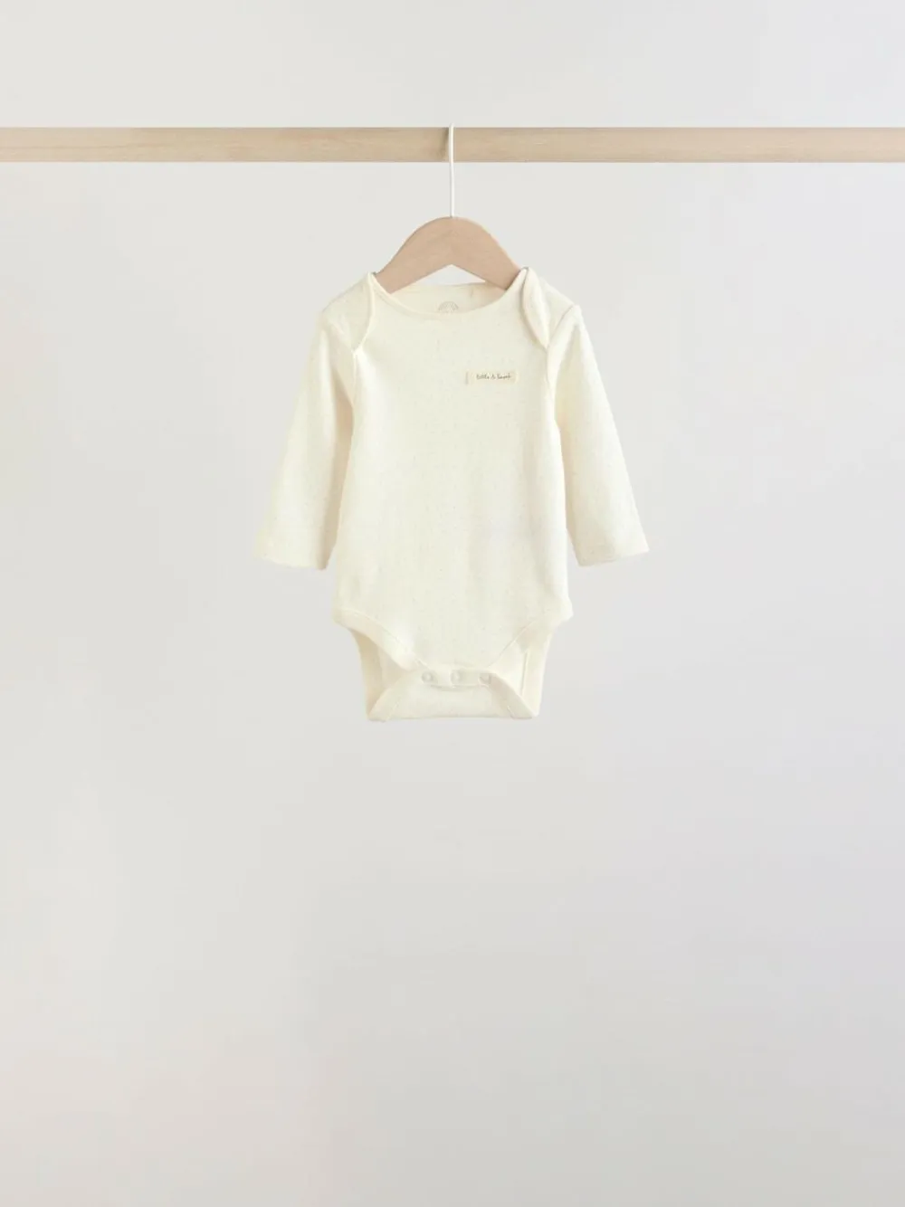 Hot Next Ecru Fairy Mouse 5 Pack Long Sleeve Baby Bodysuits