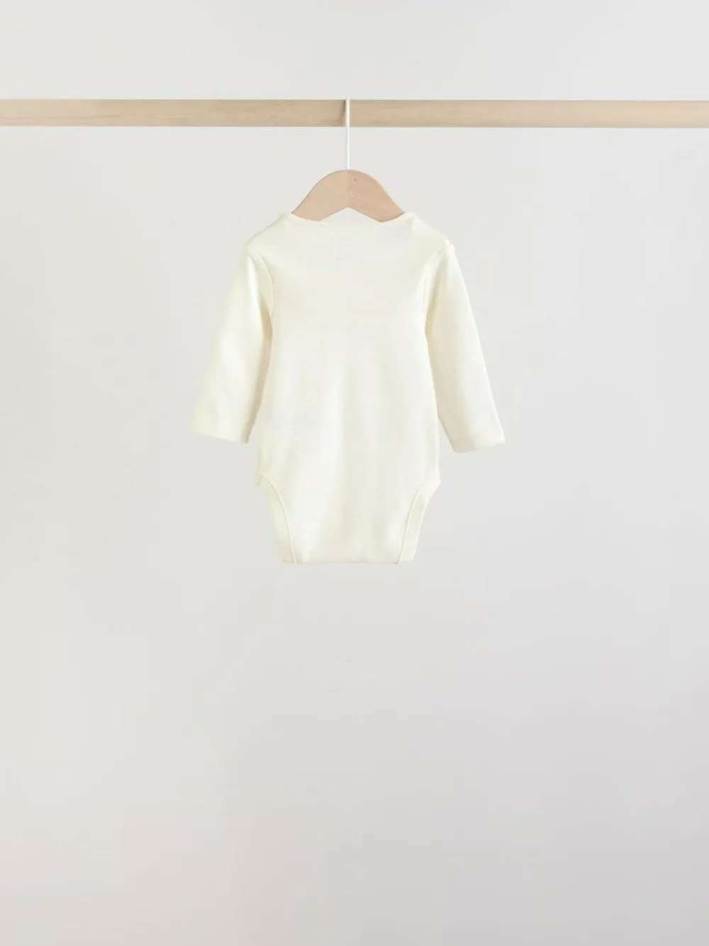 Hot Next Ecru Fairy Mouse 5 Pack Long Sleeve Baby Bodysuits