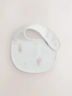 Next Ecru Fairy Mouse Baby Bibs 3 Pack^ Bibs|Newborn Accessories