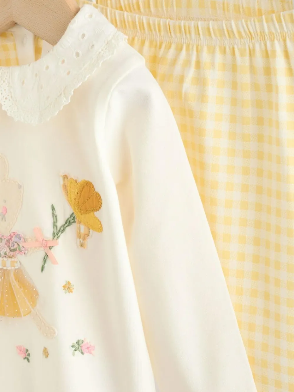 Discount Next Long Sleeve Top and Legging Baby 2 Piece Set (0mths-2yrs) Ecru Fairy Mouse