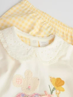 Discount Next Long Sleeve Top and Legging Baby 2 Piece Set (0mths-2yrs) Ecru Fairy Mouse