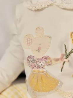 Discount Next Long Sleeve Top and Legging Baby 2 Piece Set (0mths-2yrs) Ecru Fairy Mouse