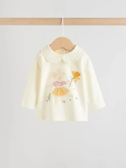 Discount Next Long Sleeve Top and Legging Baby 2 Piece Set (0mths-2yrs) Ecru Fairy Mouse