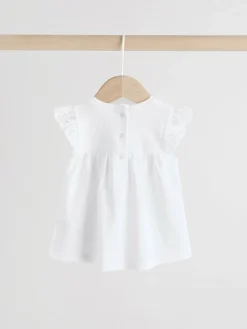 Outlet Next Ecru Fairy Short Sleeve Baby Top and Leggings 2 Piece set (0mths-2yrs)