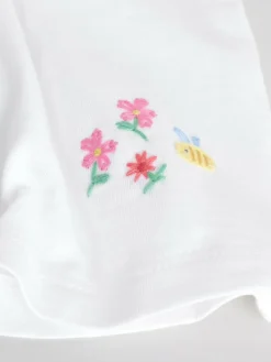 Outlet Next Ecru Fairy Short Sleeve Baby Top and Leggings 2 Piece set (0mths-2yrs)