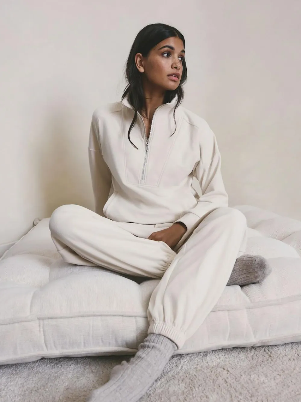 Best Next Fleece Joggers Ecru