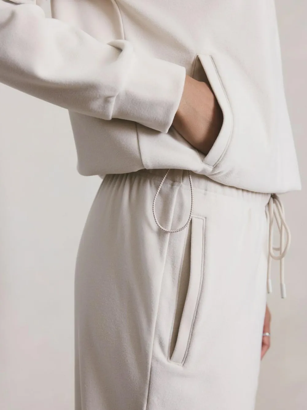 Best Next Fleece Joggers Ecru