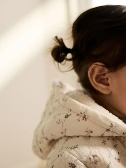 Discount Next Ecru Floral Baby Crinkle Jersey Coat (0mths-2yrs)