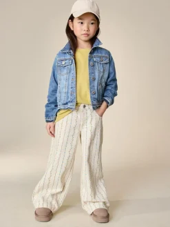 Clearance Next Ecru Floral Printed Jeans (3-16yrs)