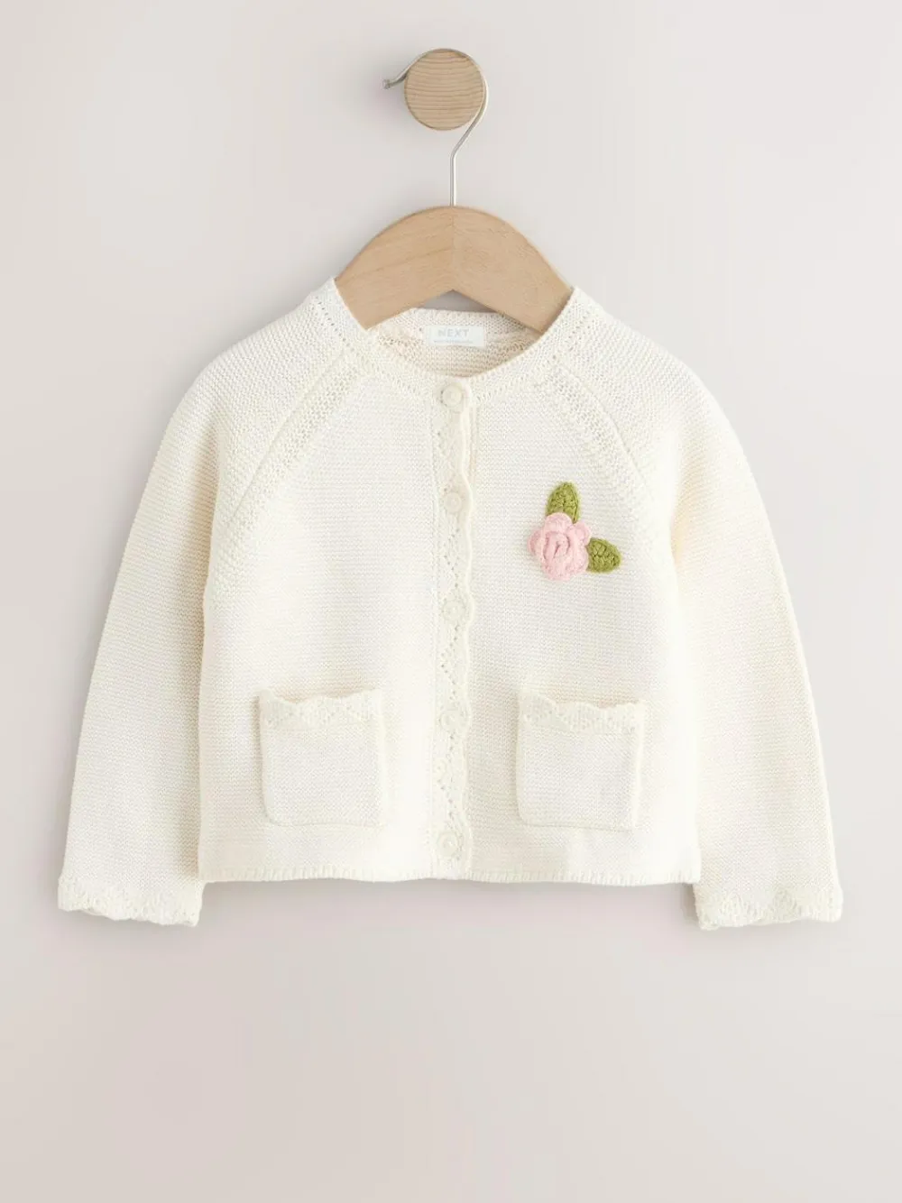Next Ecru Flower Girl Occasion Cardigan (3mths-7yrs)^ Knitwear|Knitwear