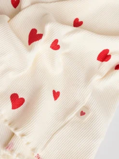 Next Baby Top and Leggings 2 Piece Set (0mths-2yrs) Ecru Hearts