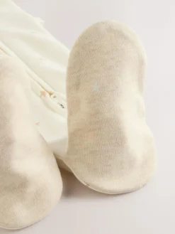 New Next Two Way Zip Baby Sleepsuit (0-18mths) Ecru I Love My Mummy