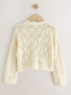 Sale Next Knitted Cardigan (3-16yrs) Ecru