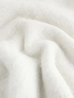 Sale Next Knitted Velvet Bow Cardigan With Wool Ecru