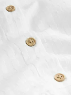 Online Next Long Sleeve Ruffle Blouse (3-16yrs) Ecru