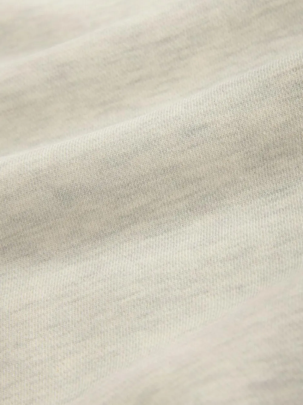 Sale Next Ecru Marl Quarter Zip Cotton Rich Jersey Sweatshirt