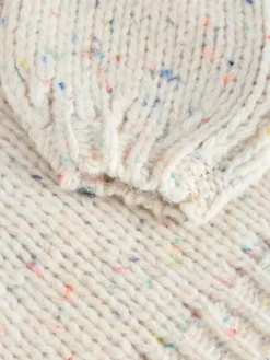 Next Ecru Neppy Soft Touch Chunky Knit Cardigan