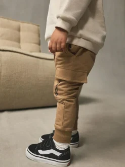 Online Next Utility Sweatshirt and Super Skinny Joggers Set (3mths-7yrs) Ecru Off White