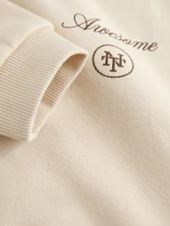 Next Ecru Safari Club Back Printed Crew Neck Jersey Sweatshirt (3mths-7yrs)^BOY Sweatshirts & Hoodies|Sweatshirts & Hoodies