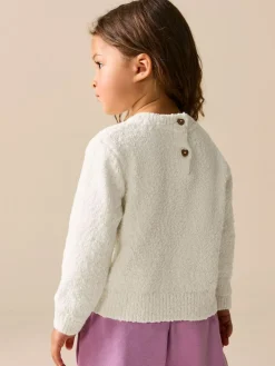 Next Ecru Sausage Dog Jumper (3mths-7yrs)^ Knitwear|Knitwear