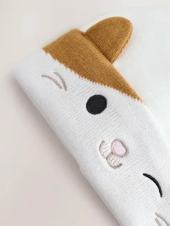 Next Ecru Squishmallow Cat 3D Pom Beanie Hat (5-13yrs)^ Hats & Scratch Mitts|Hats