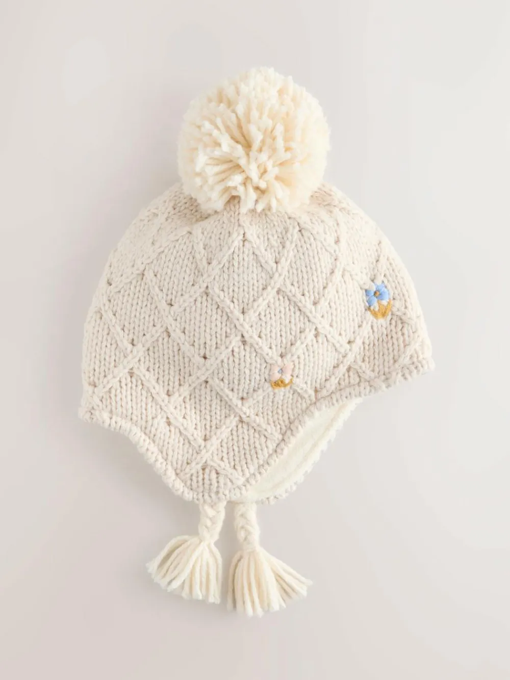 Next Ecru Trapper Hat (3mths-13yrs)^ Hats|Hats, Gloves & Scarves