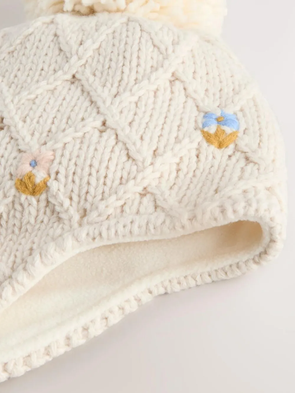 Next Ecru Trapper Hat (3mths-13yrs)^ Hats|Hats, Gloves & Scarves